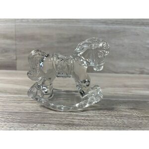 VINTAGE PRINCESS HOUSE CRYSTAL TREASURES ROCKING HORSE GERMANY